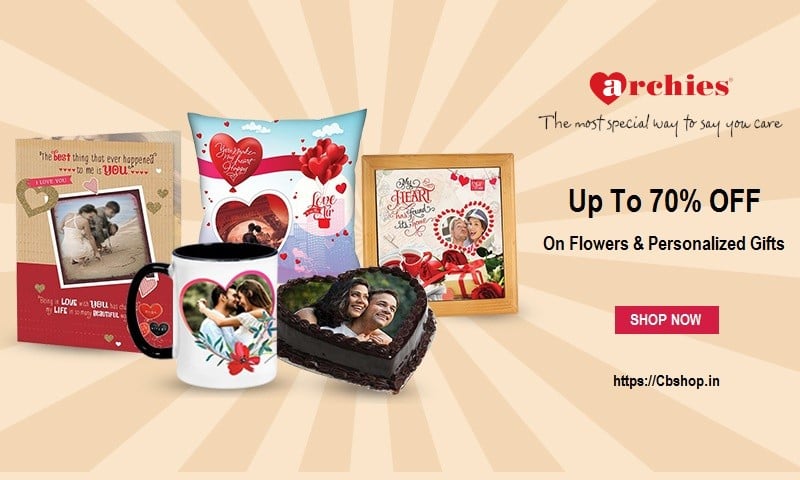 Archies Coupons - Upto 70% OFF Coupon codes | Cbshop.in