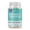 55% OFF on Pack of 2 Flaxseed Oil Capsules Bottle