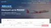 Get flat Rs.2000 off on Air India international flight with Federal Bank credit cards. limited time deal. Book now for exclusive savings!