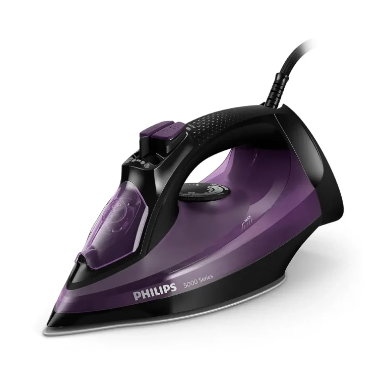 Discover the Philips DST5030/80 Steam Iron with 2400W power, SteamGlide Plus soleplate, and advanced steam functions for effortless ironing