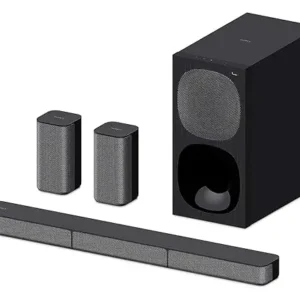Sony HT-S20R Real 5.1ch Dolby Digital Soundbar for TV with subwoofer and Compact Rear Speakers, 5.1ch Home Theatre System (400W,Bluetooth & USB Connectivity, HDMI & Optical connectivity)