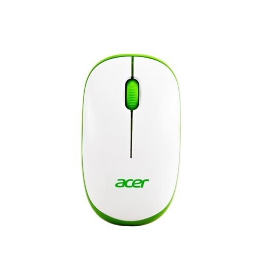 Acer Wireless Mouse (White and Green)