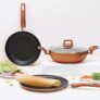Upgrade Your Kitchen with Borosil Russet Non-Stick Cookware Set – Experience Flawless Cooking!