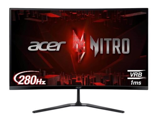 Acer ED270 X2 68.6 cm (27) Full HD 1500 R LED Backlit LCD Curved Gaming Monitor I 1 MS VRB I 240 Hz Refresh Rate I AMD Freesync Premium I 2 x HDMI (2.