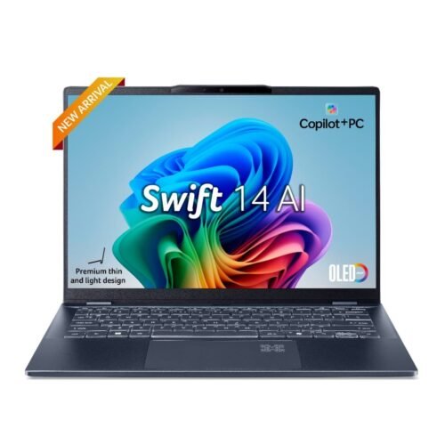 Acer Swift 14 AI Intel Core Ultra 7 256V Processor (Windows 11 Home + Microsoft Office/16 GB/ 1TB SSD) Stream Blue SF14-51 35.56 cm (14.0)  OLED WUXGA